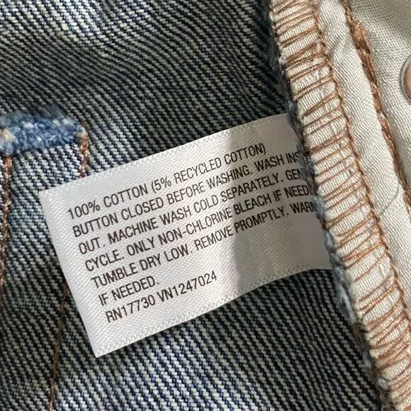 KBB Jeans Barrel Leg NWT by Kahlana Mid Rise Dark Wash Size 0 - Picture 10 of 13